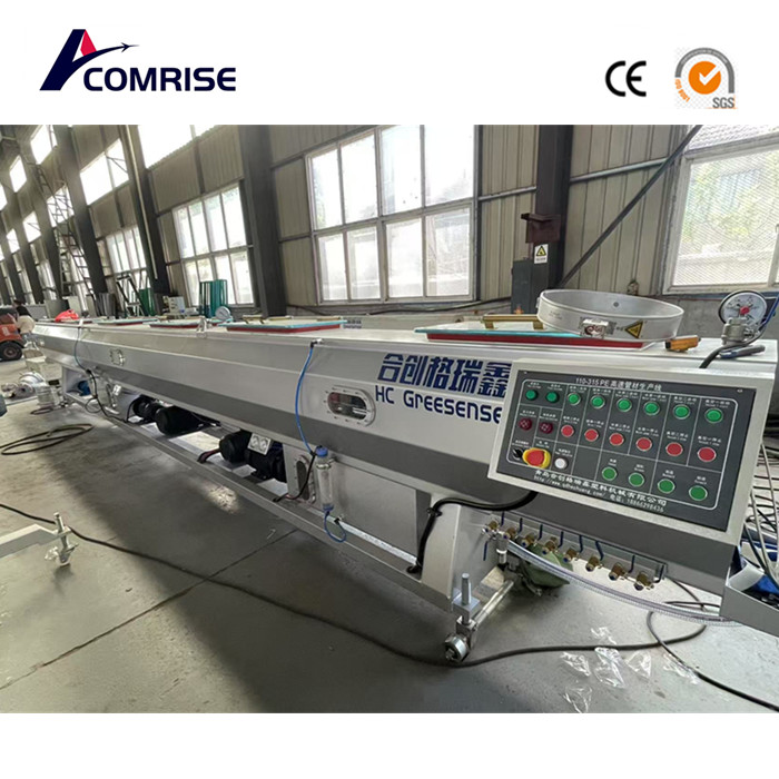 Ligne de production d'extrusion de tuyaux HDPE 110-315 mm