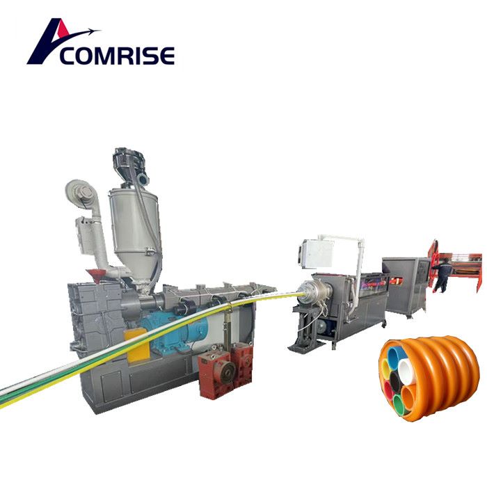 Nouveau développement de produits ondulés de tuyau de cod à canal optique en ondulée machine