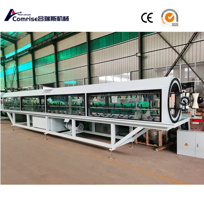 Ligne de machine à tuyaux d'extrusion de CO HDPE à trois couches