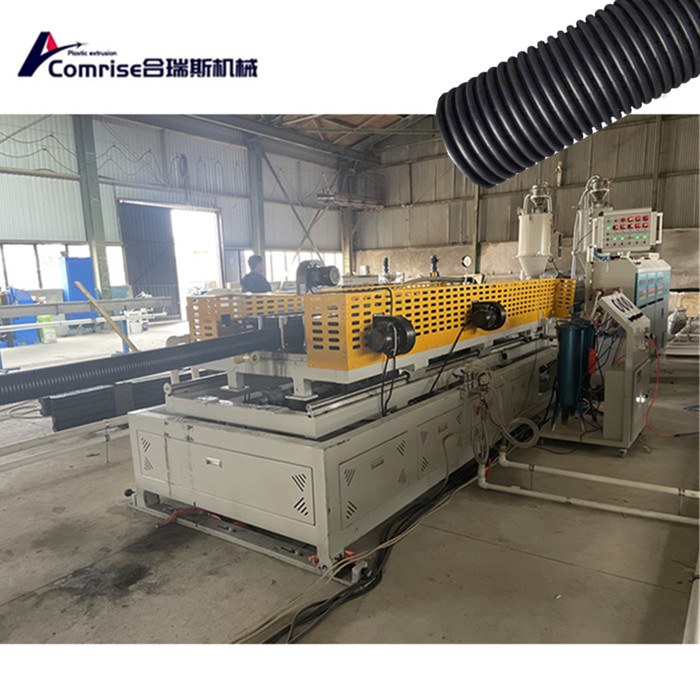 Ligne de production de tuyaux ondulé en plastique