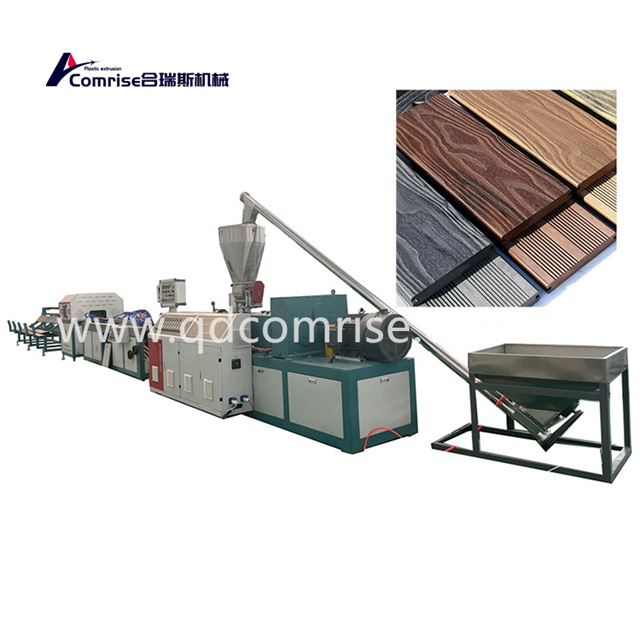 Machine de profilage de terrasse composite bois-plastique